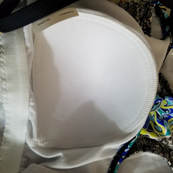 Clean Water Swimsuit Small 1 Piece Tribal Strappy - Picture 7 of 7